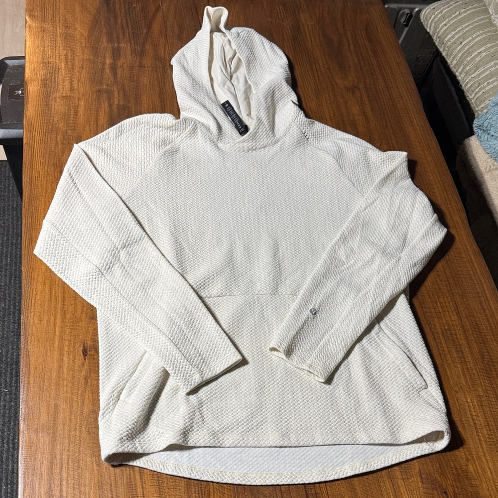 Lululemon Cream Hoodie Sweater